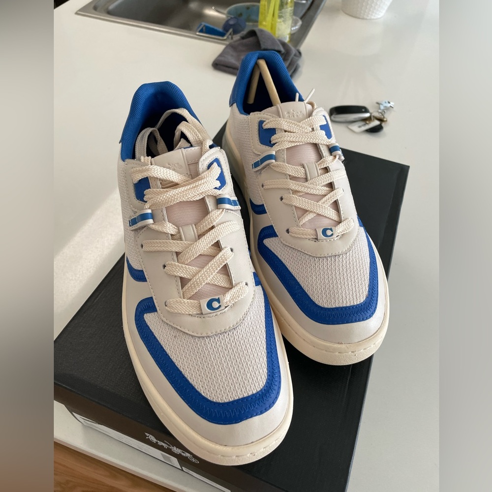 Brand new Coach sneakers 10.5 ctysl retro - color chalk